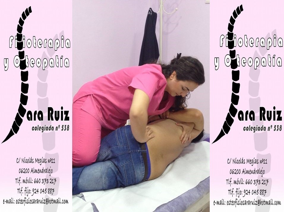 Fisioterapia en España Almendralejo Sara Ruiz Osteopatia 