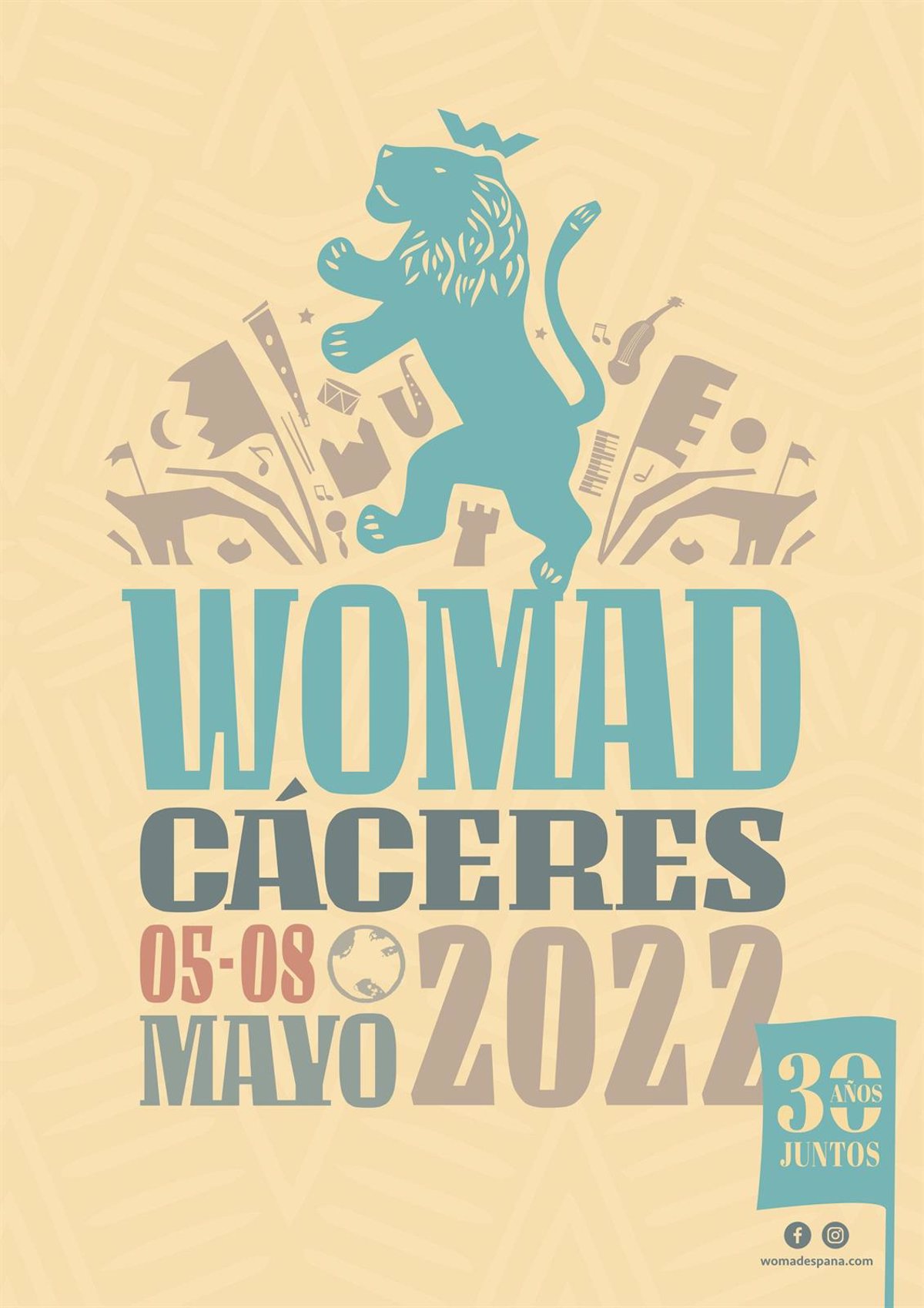 PROGRAMA DEL WOMAD 2.022 CACERES