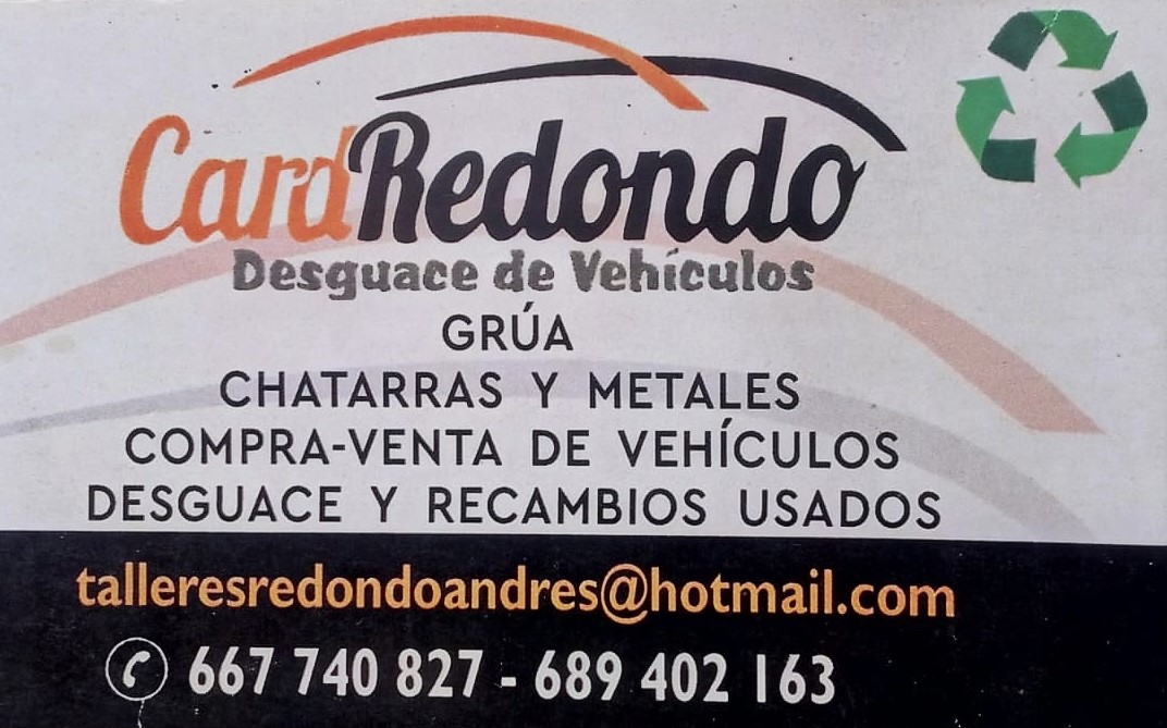 Desguace en Extremadura Card Redondo Puebla de Obando 