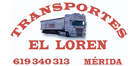 Empresa de Transportes en Mérida Extremadura El Loren-agrícolas , mercancías , construcciones , contenedores , arboles , explotaciones