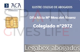 Abogada Letrada Dña Alicia Moscatel Álvarez Mérida